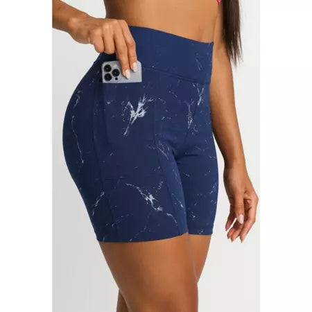 Bermuda Fitness Cintura Alta Zero transparência