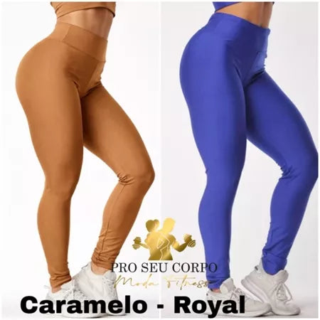Kit 2 Leggings Suplex Zero Transparência