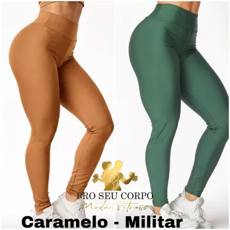 Kit 2 Leggings Suplex Zero Transparência