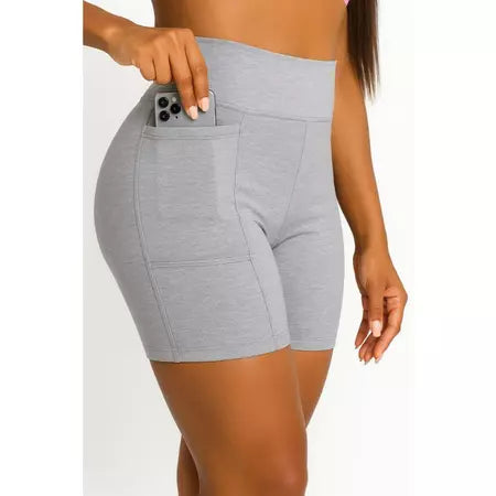 Bermuda Fitness Cintura Alta Zero transparência