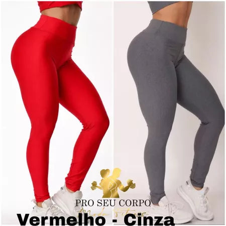 Kit 2 Leggings Suplex Zero Transparência